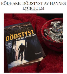 Recension Rödhake Dödstyst Bokmysan